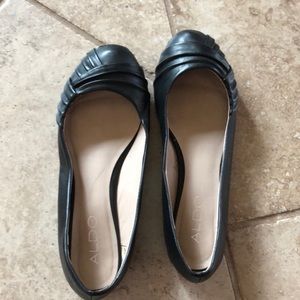 Black Aldo Flats